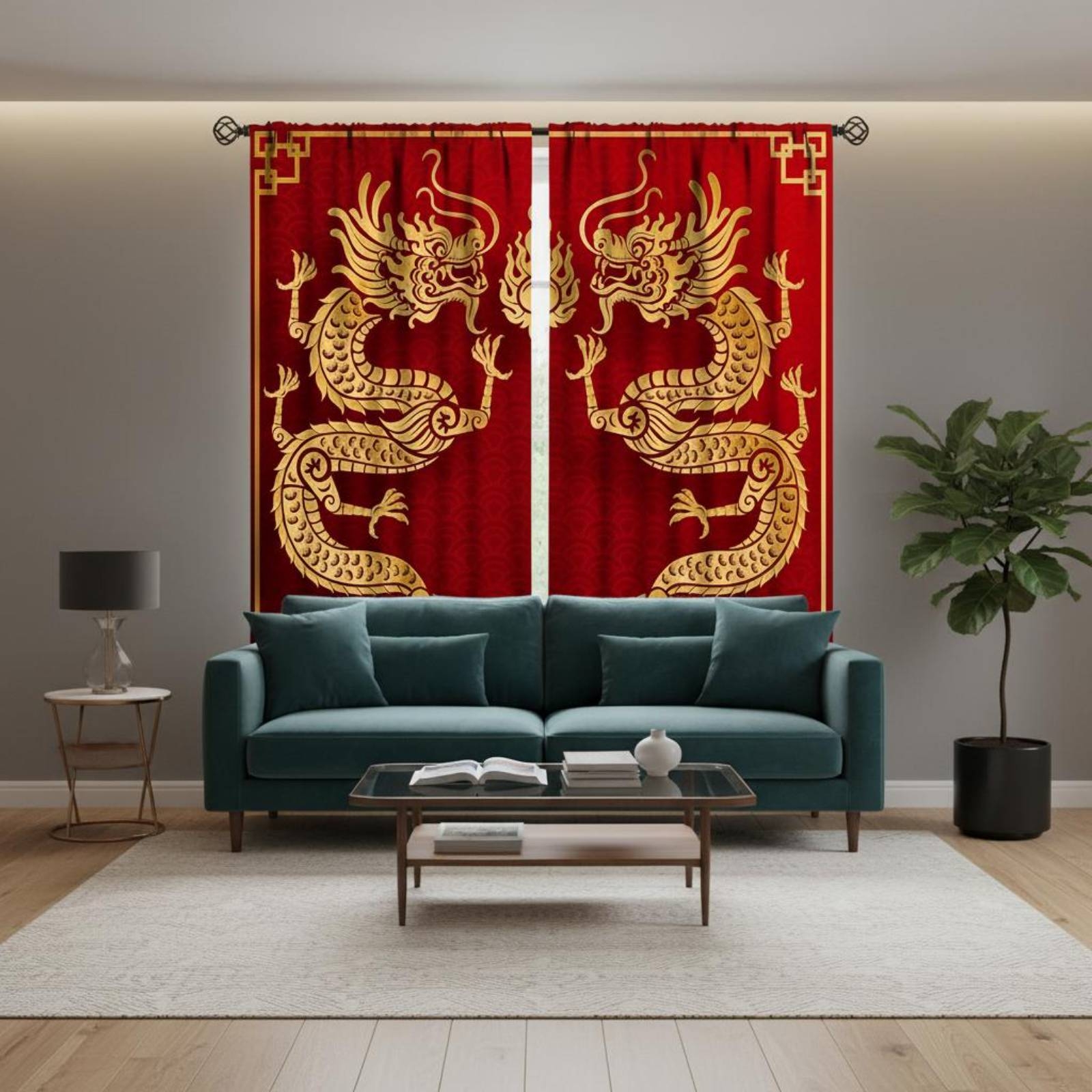 Home Textile - Eyelet Curtain Panel Pair Light Filtering