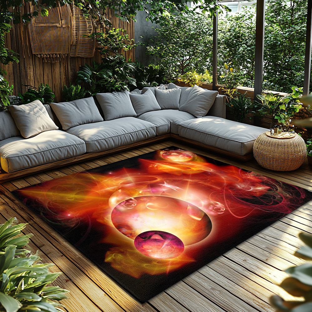 Tuniu Vibrant Red Galaxy Space - Galaxy Home Textiles review and price