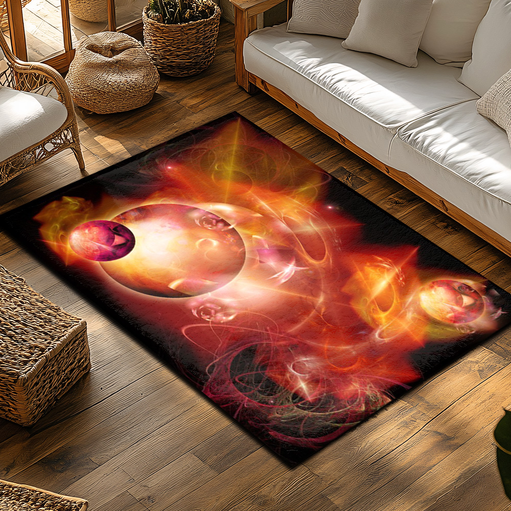 Tuniu Vibrant Red Galaxy Space - Galaxy Home Textiles review and price