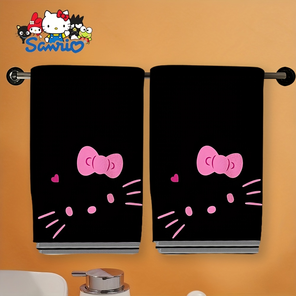 Hello Kitty Black Flannel Towe - Home Textiles Towel Set review and price