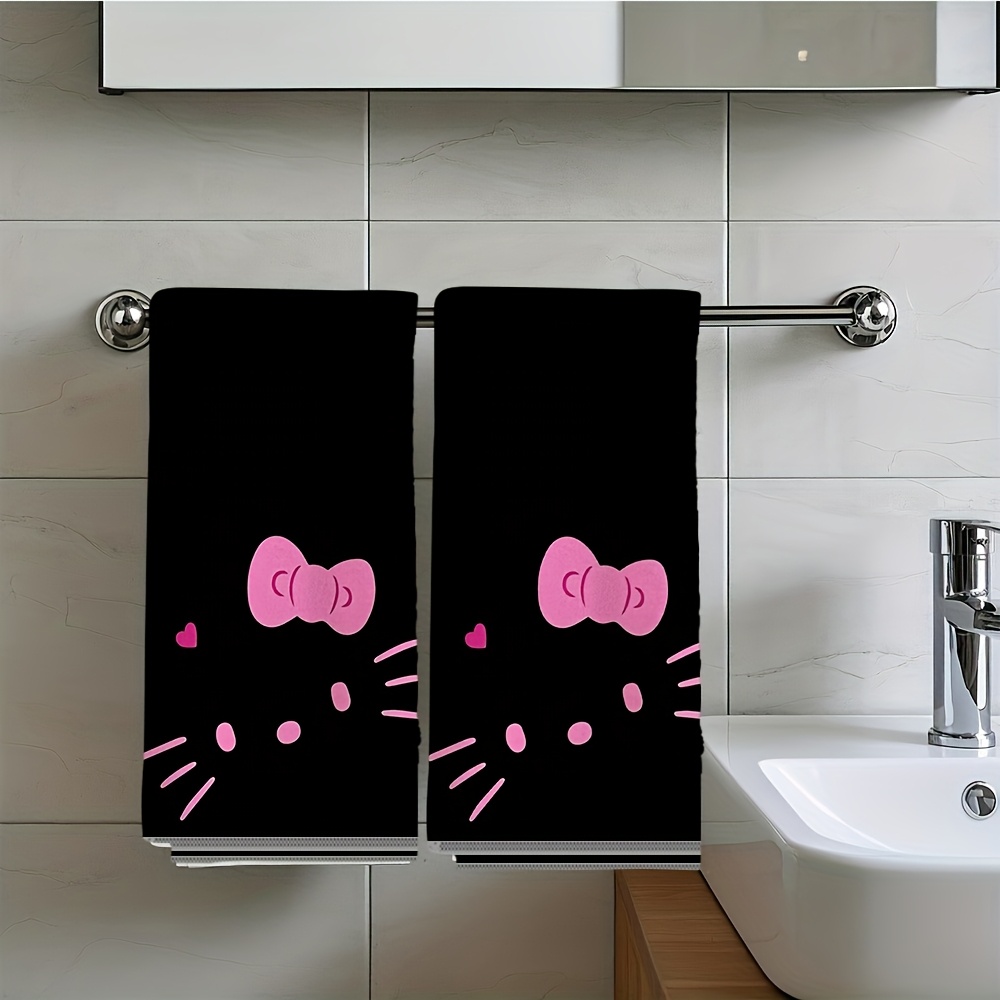 Hello Kitty Black Flannel Towe - Home Textiles Towel Set review and price