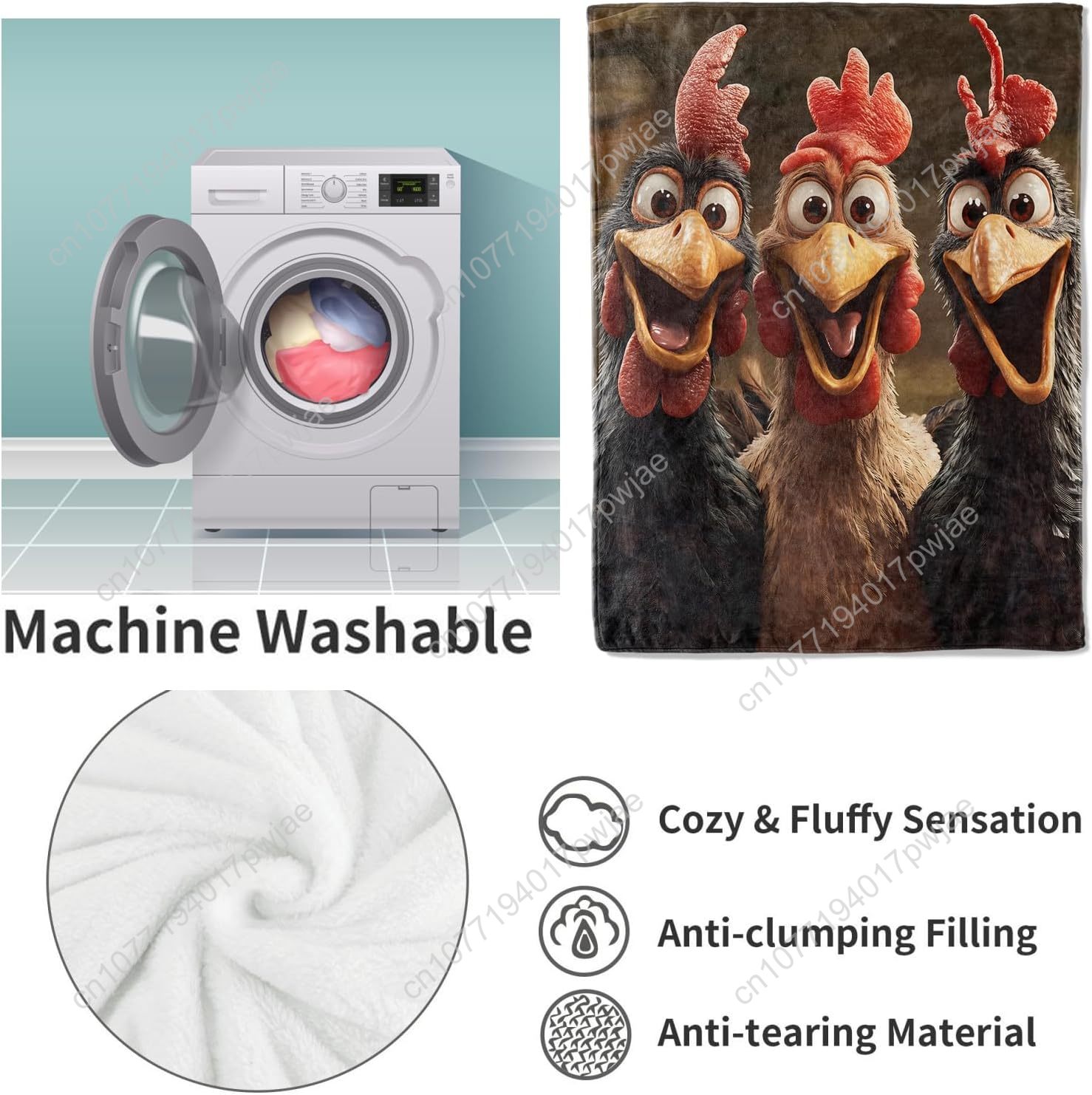 Chickens Blanket Gifts for Wom - Home Textile review and price