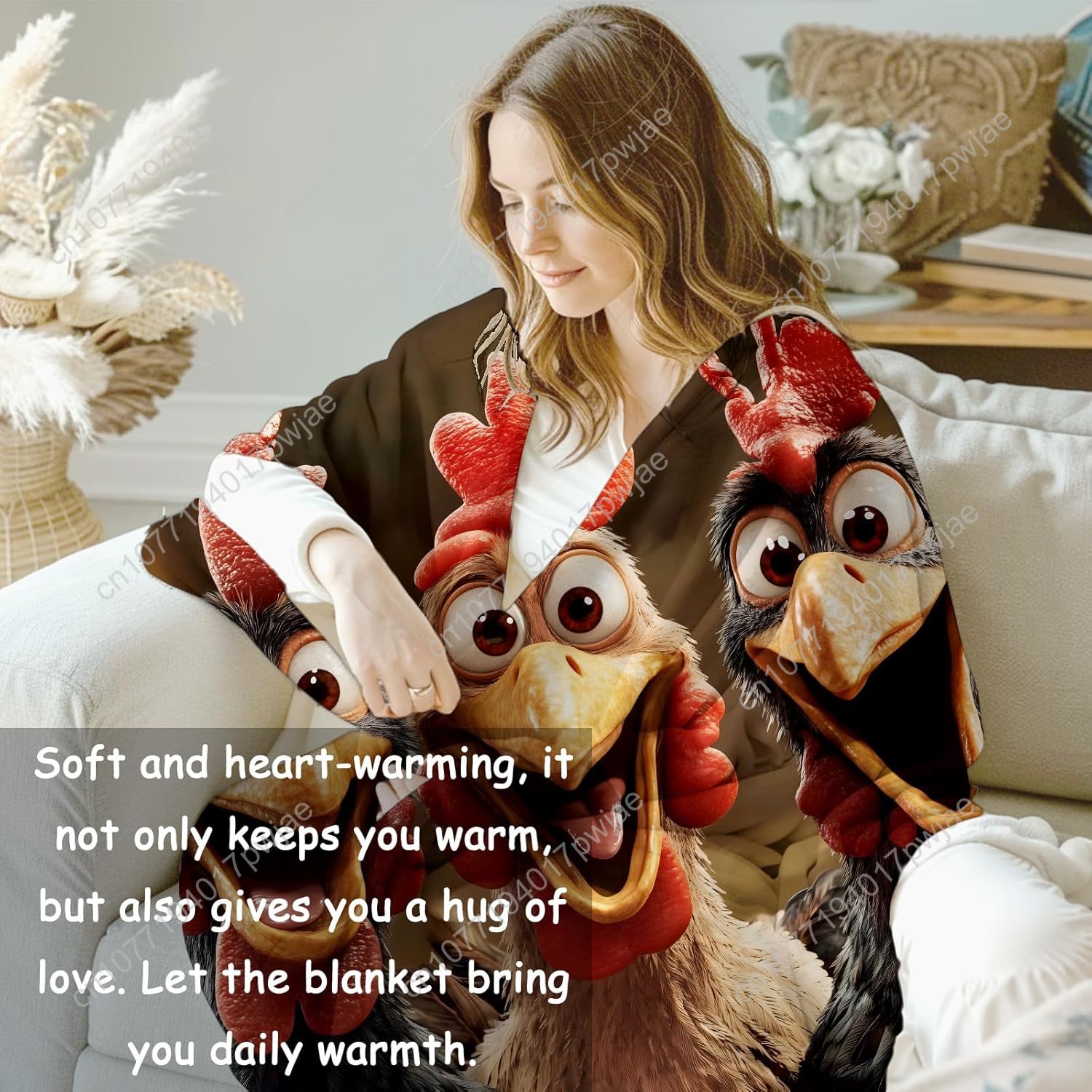 Chickens Blanket Gifts for Wom - Home Textile review and price