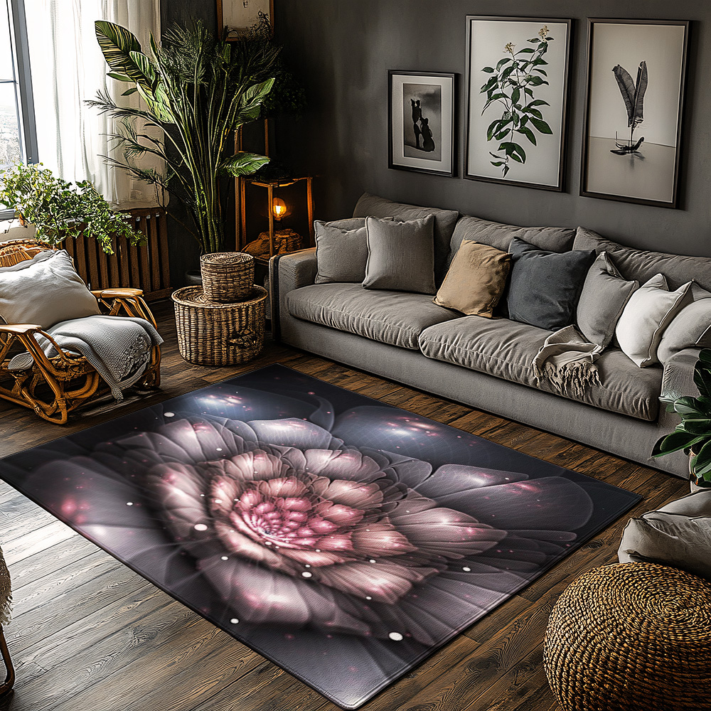 Tuniu Floral Galaxy Rug, Dark  - Galaxy Home Textiles review and price