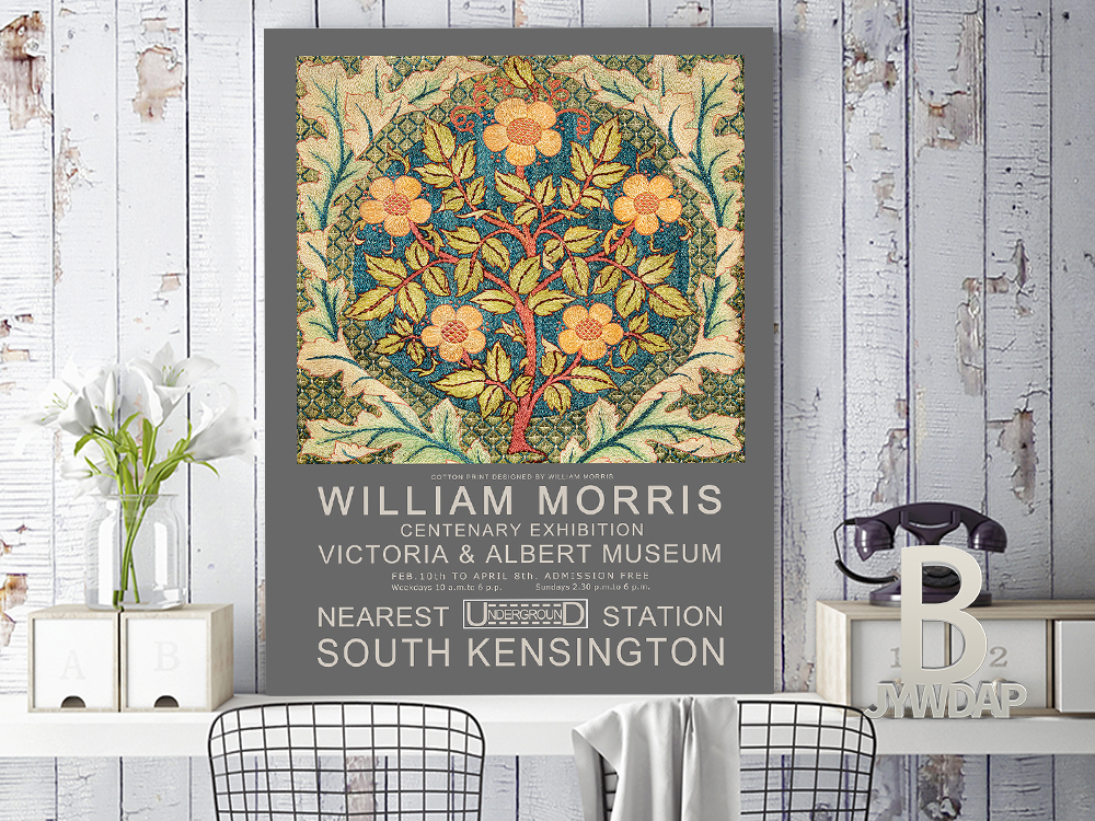 William Morris Botanical Fabri - Home Textiles Exhibition review and price
