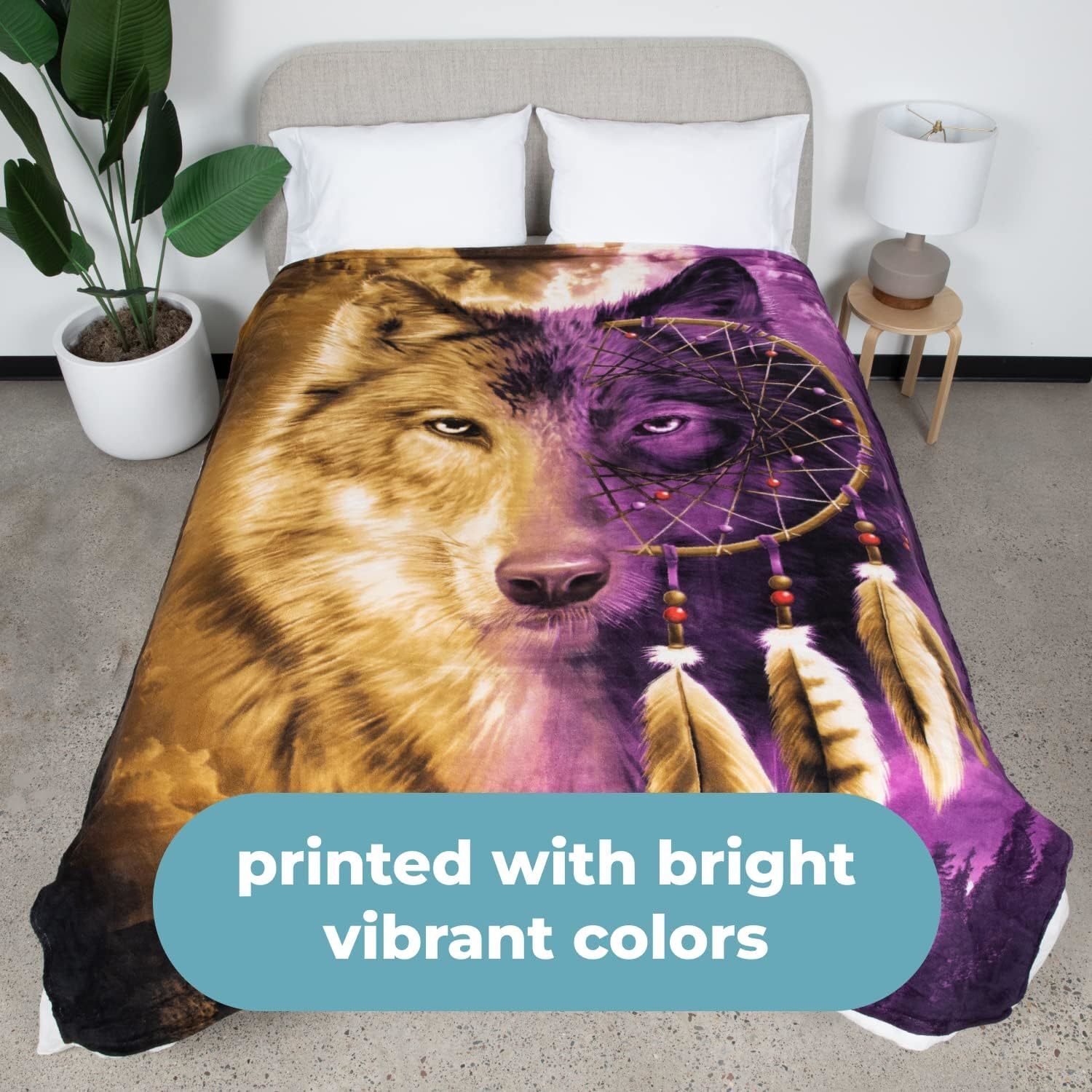 Dawhud Direct Wolf Dreamcatche - Home Textiles Direct review and price