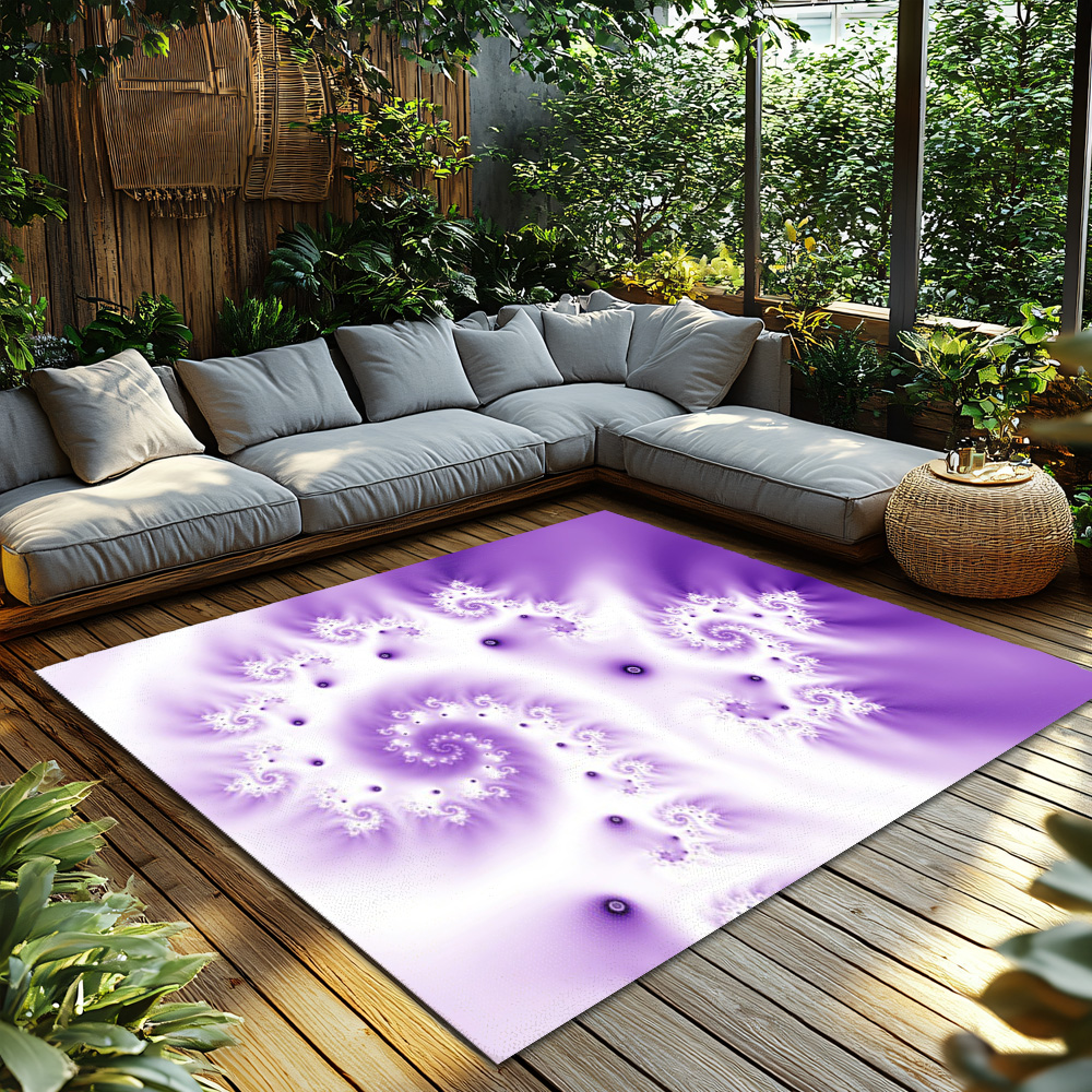 Tuniu Iridescent Abstract Spir - Galaxy Home Textiles review and price