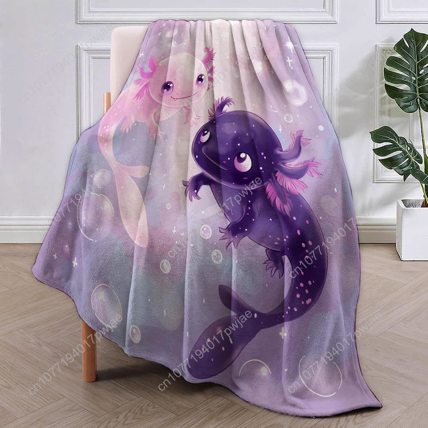 Axolotl Blanket Cute Axolotls  - Home Textile review and price
