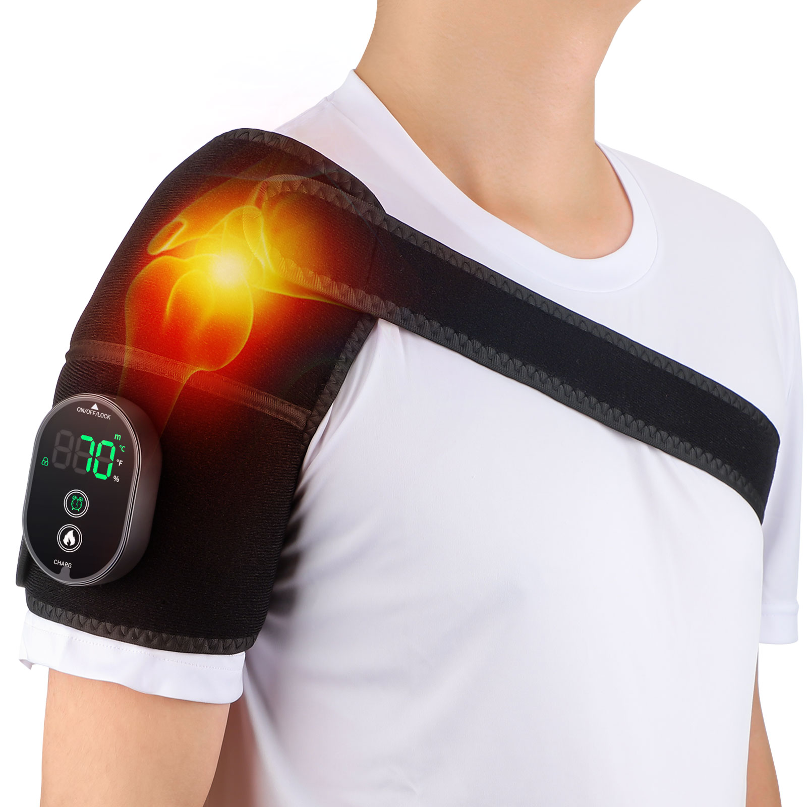 Heating Knee Massage Pad 3-In- - Heated Pad Electric review and price