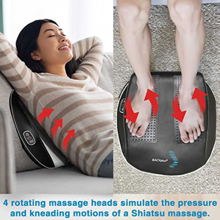 Shiatsu Massage Pad with Heat  - Heated Pad Electric review and price