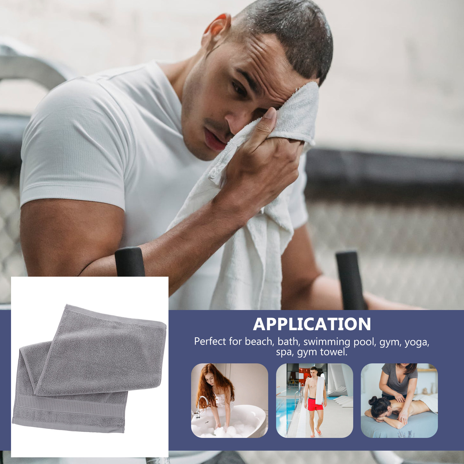 Ultra Soft Premium Cotton Thic - Home Textiles Towel Set review and price