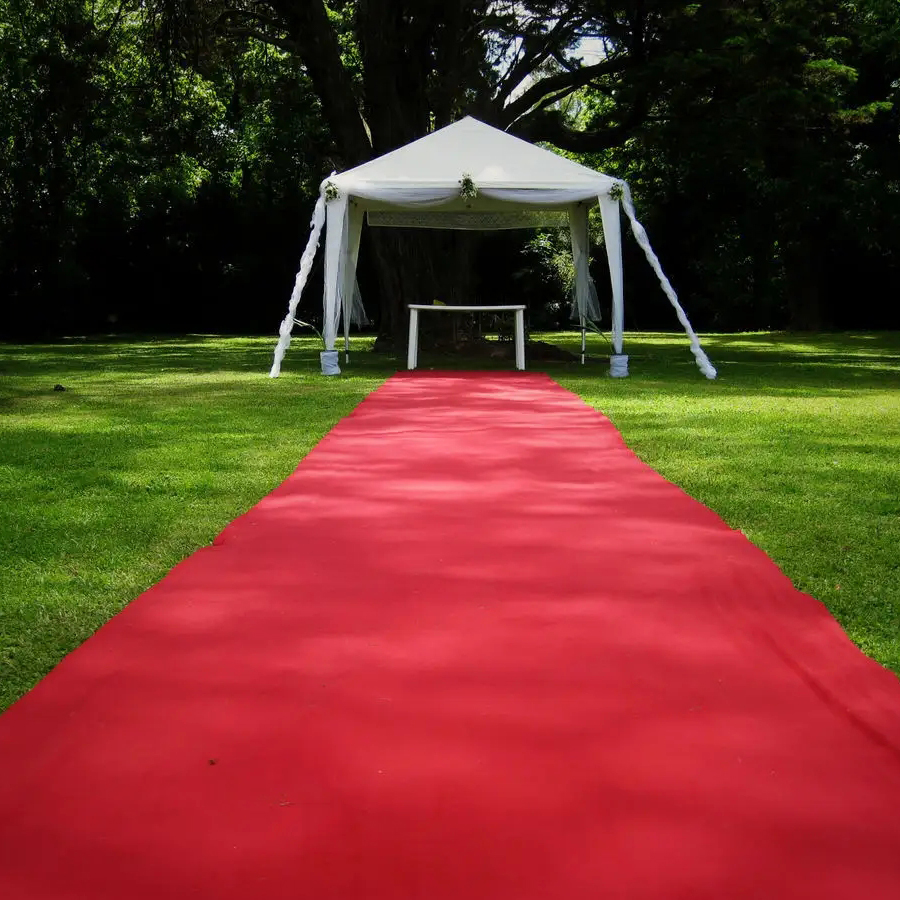Red Wedding Carpet Thick Mater - Home Textiles Exhibition review and price
