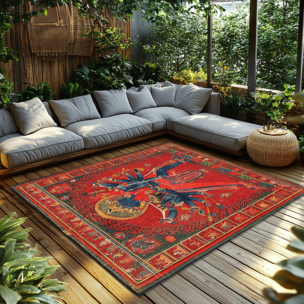 Hindu God Krishna Throw Pillow - Home Art Textiles review and price
