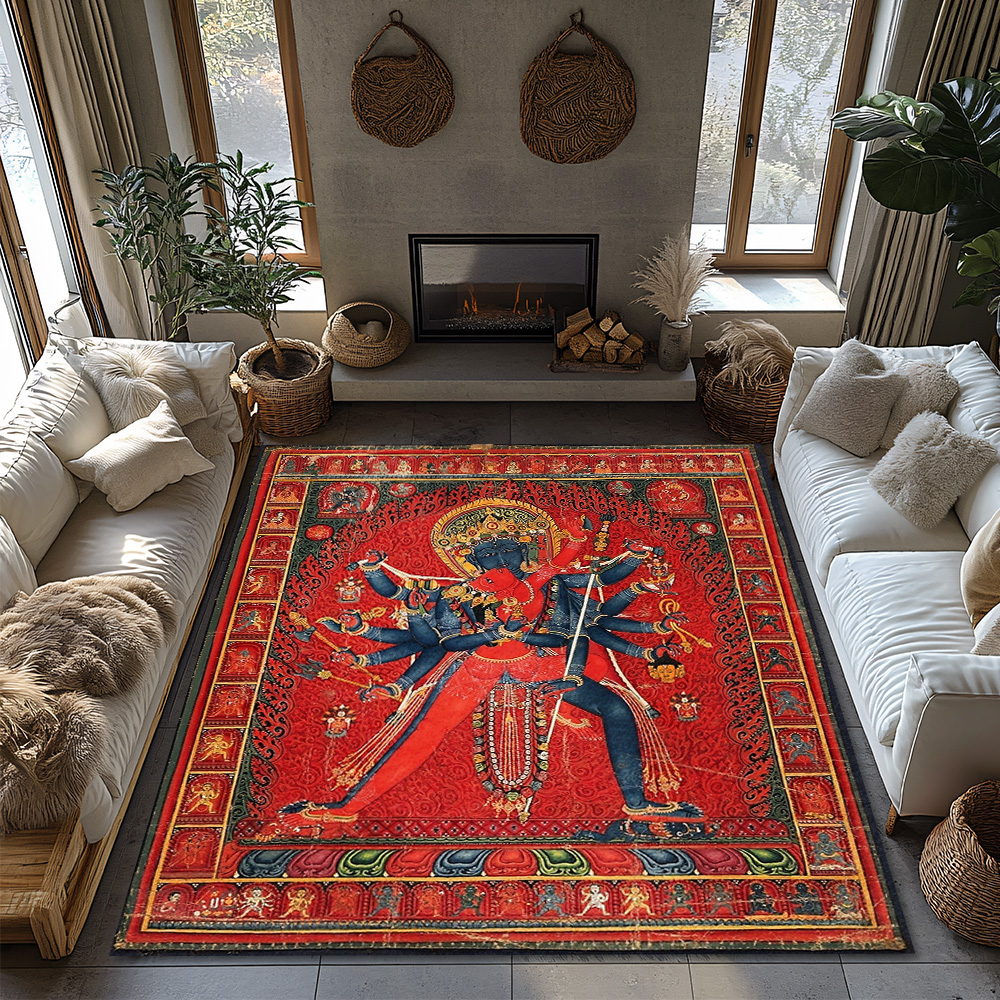 Hindu God Krishna Throw Pillow - Home Art Textiles review and price