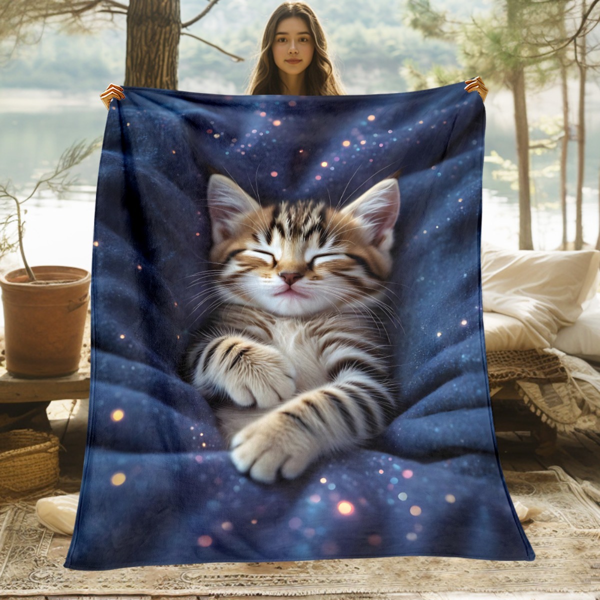 Soft Flannel Blanket Cute Slee - Galaxy Home Textiles review and price