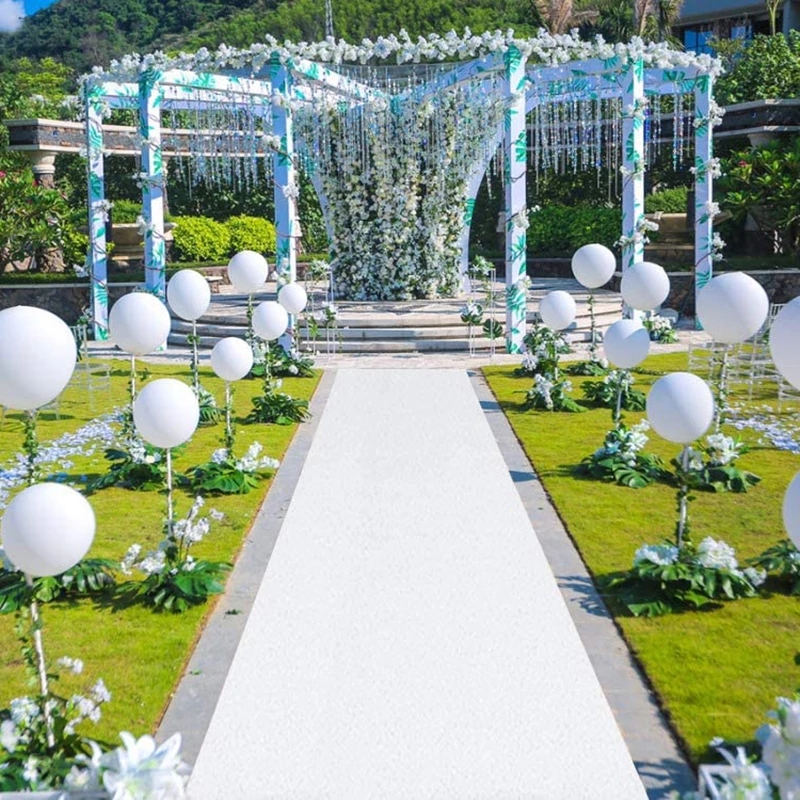 White Non-woven Fabric Carpet  - Home Textiles Exhibition review and price