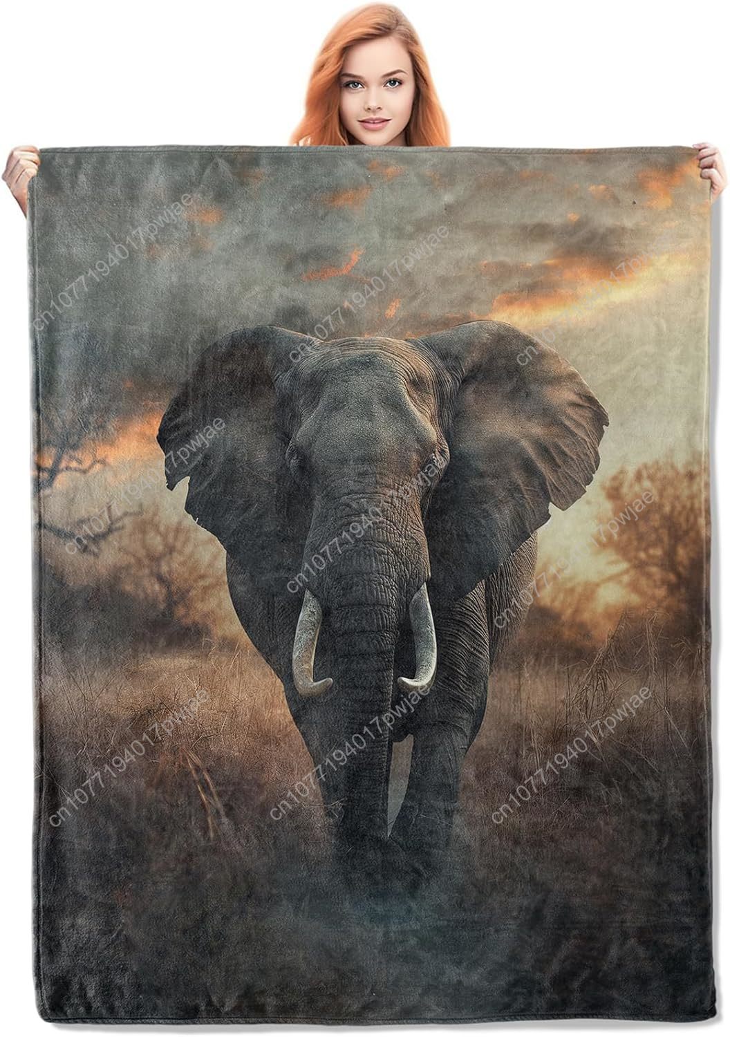Elephant Fleece Blanket, Reali - Home Textile review and price