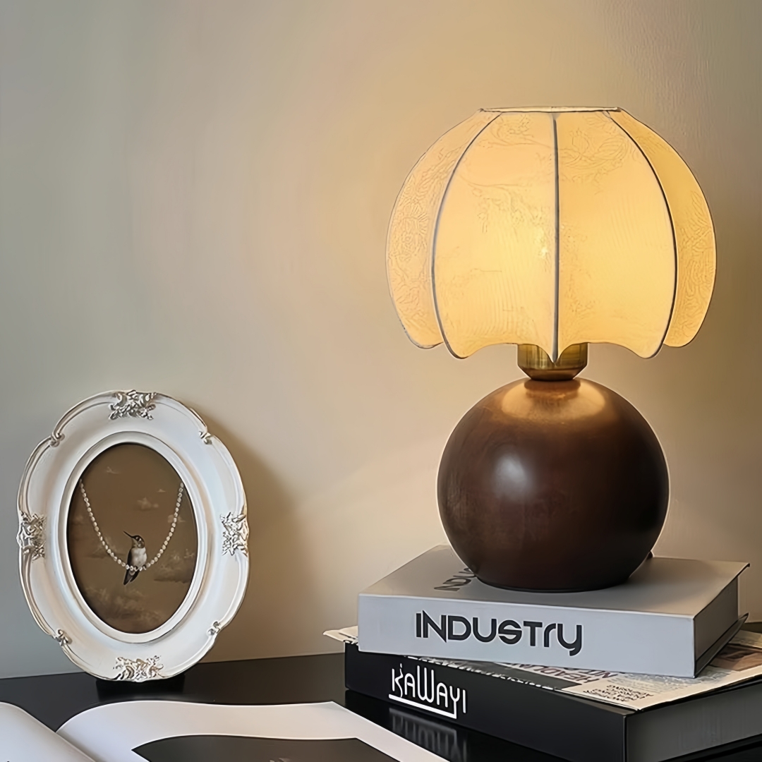 Vintage floral table lamp, med - Home Textile review and price