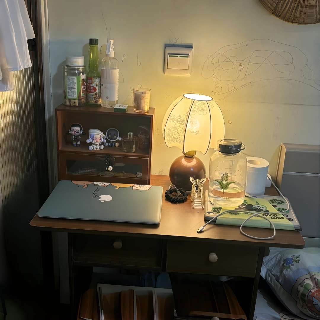 Vintage floral table lamp, med - Home Textile review and price