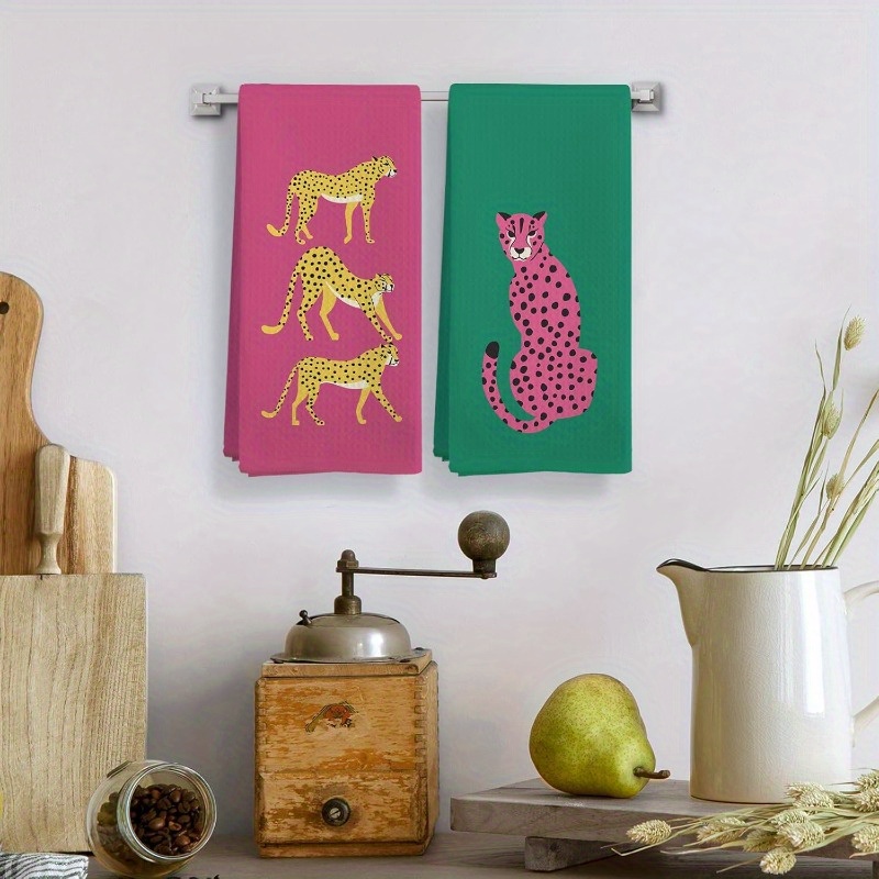 Cheetah Pattern Flannel Towel  - Home Textiles Towel Set review and price