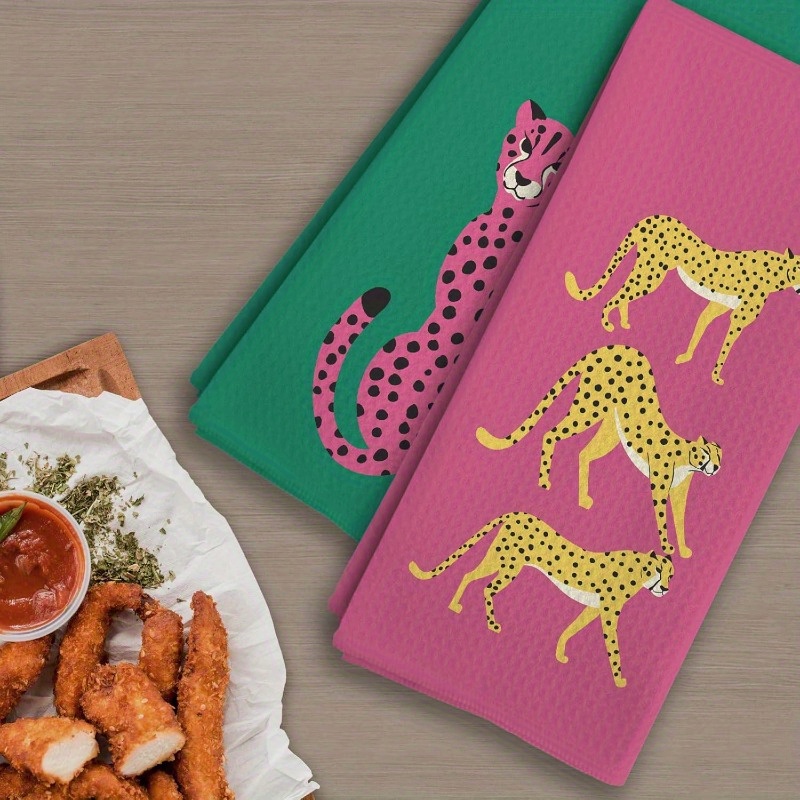 Cheetah Pattern Flannel Towel  - Home Textiles Towel Set review and price