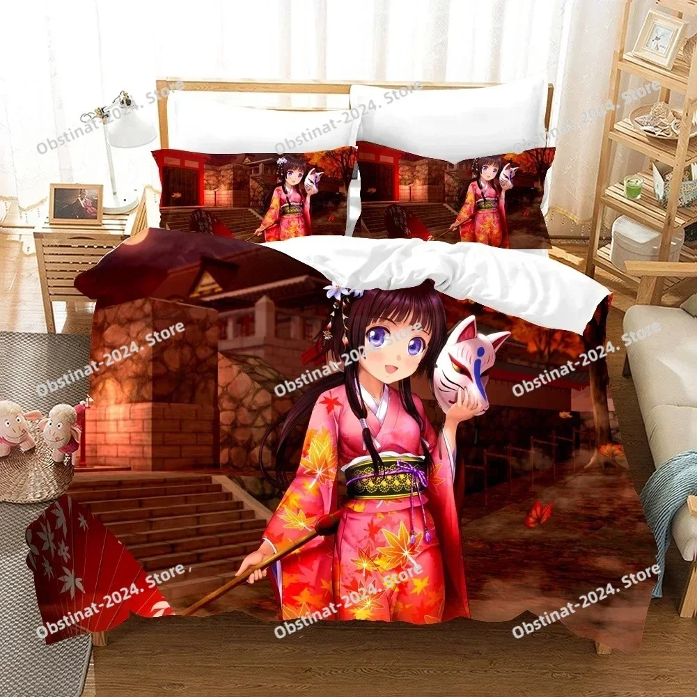 Top Anime Girl Bedding Set Car - Home Textiles Classic Fashion review and price