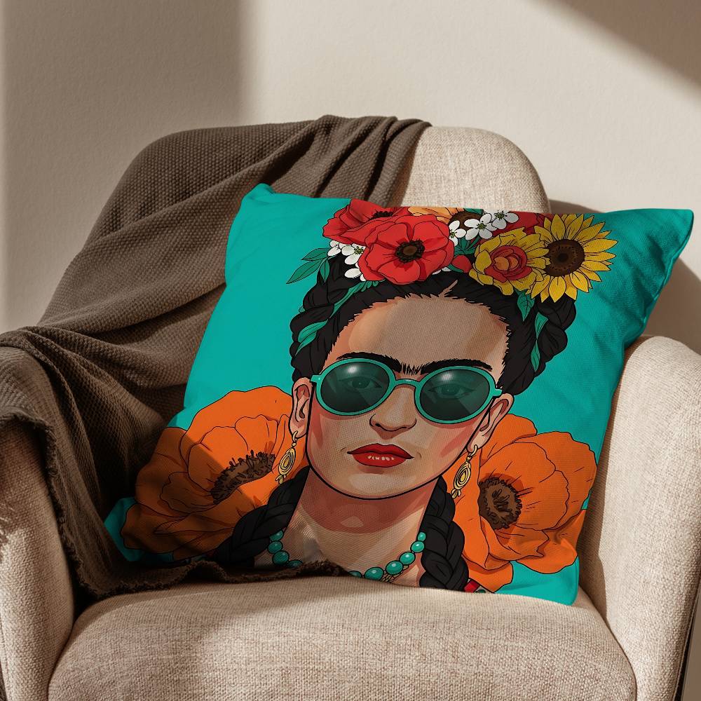 Printed Art Frida Kahlo pillow - Home Art Textiles review and price