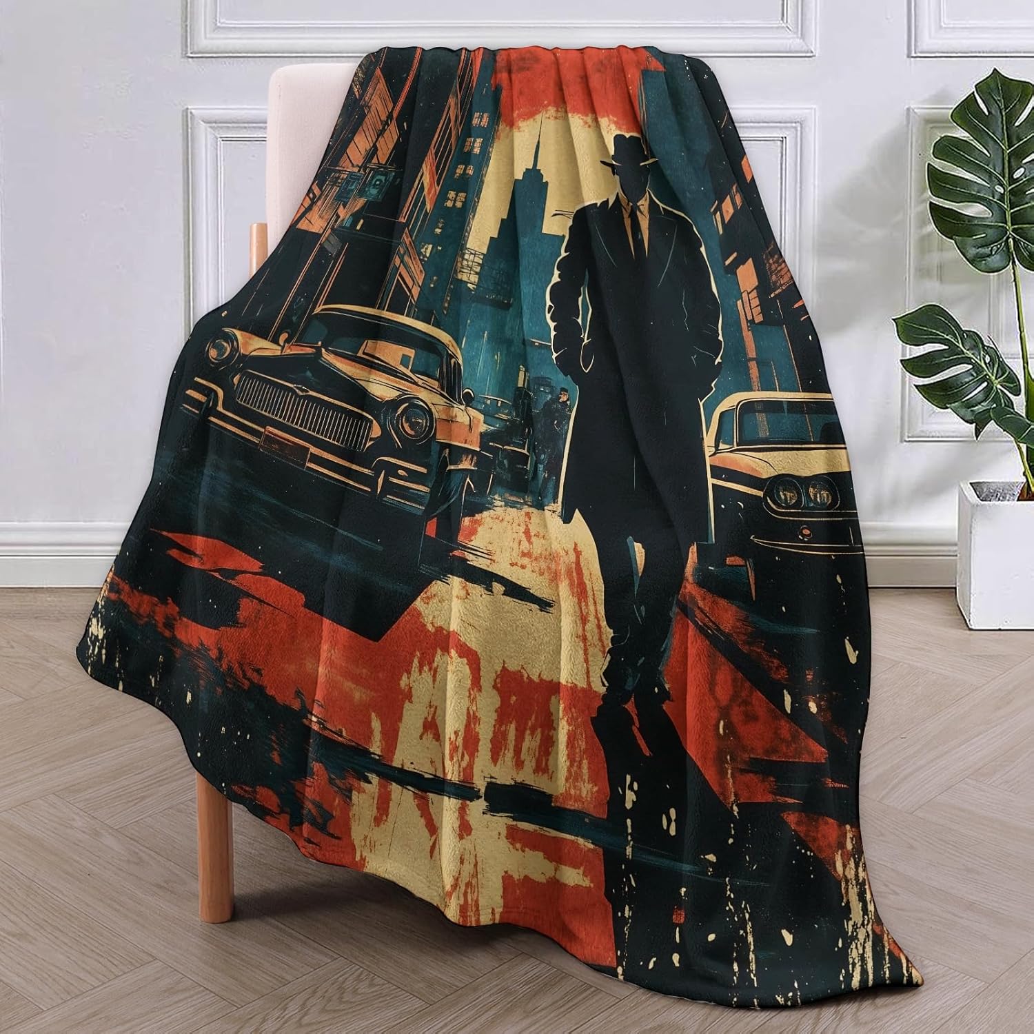 Noir Detective Blanket Gifts f - Home Textile review and price