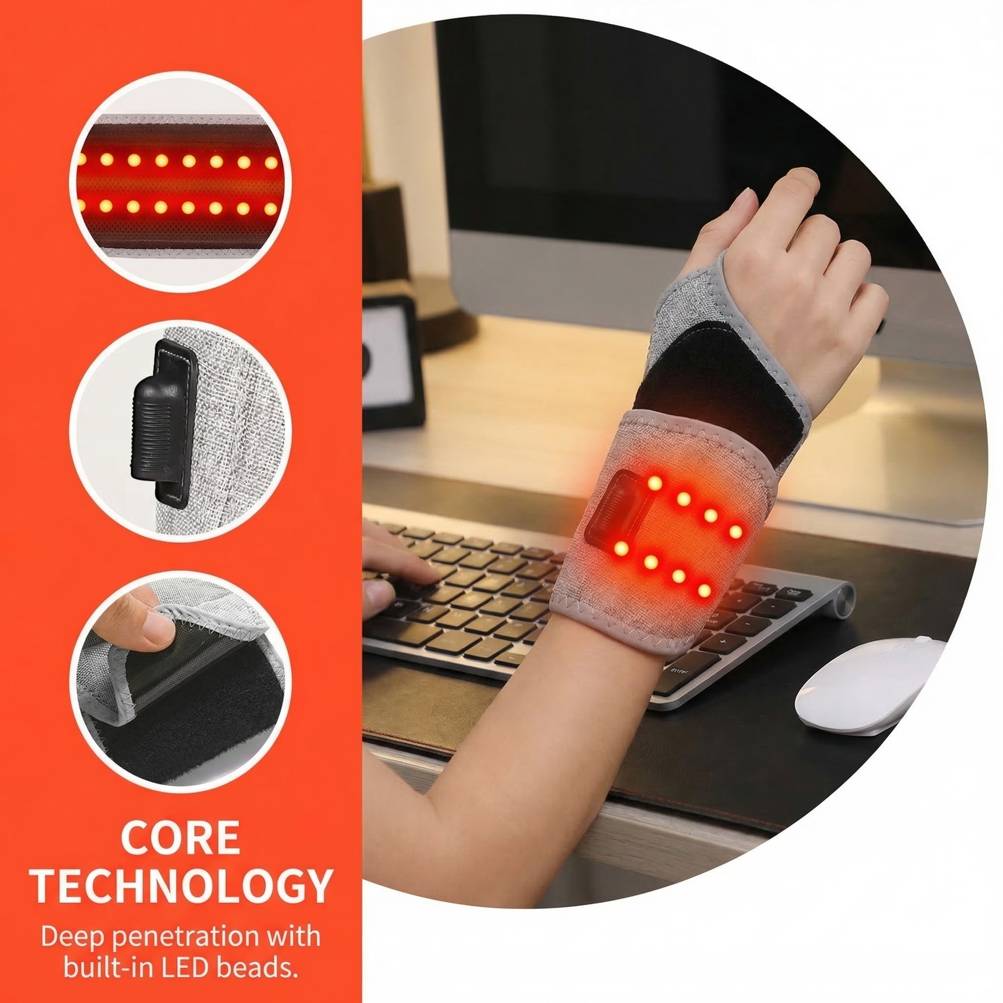 Heated Wrist Wrap Electric Hea - Heated Pad Electric review and price