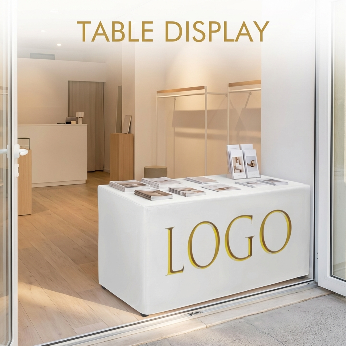 Custom White Tablecloth with G - Home Textiles Exhibition review and price