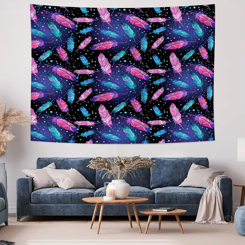 Bohemian Tapestry Feather Wall - Galaxy Home Textiles review and price