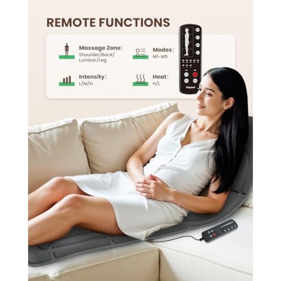 Full Body Massage Mat with Hea - Heated Pad Electric review and price