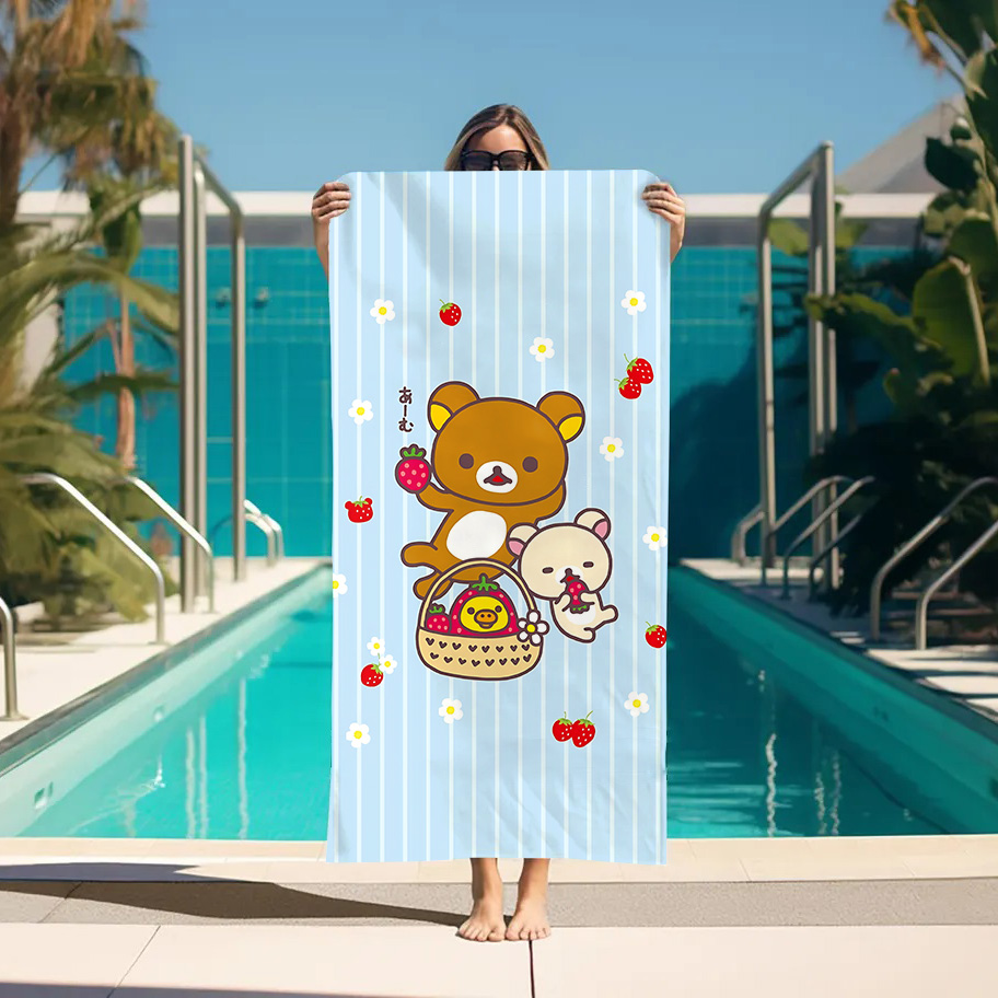 Large Bath Towel Rilakkuma Bea - Home Textiles Towel Set review and price
