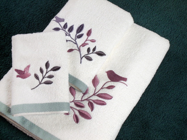 Ele Pure Cotton White Embroide - Home Textiles Towel Set review and price