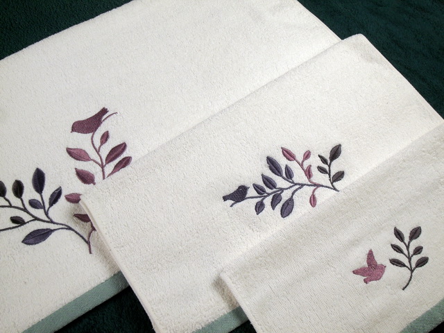 Ele Pure Cotton White Embroide - Home Textiles Towel Set review and price
